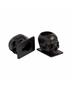 Pose med 200 Saferly Skull 16 mm blækkopper - Sort