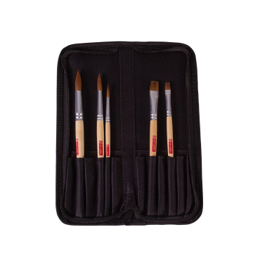 Talens Art Creation Brush Set with Organizer (5 vandfarve pensler)
