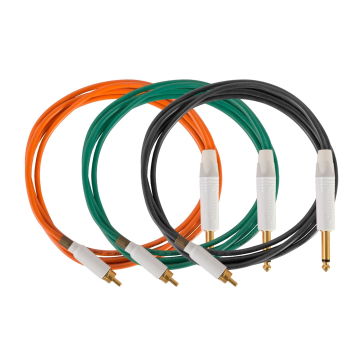 Evolution Cords 'Medusa Silicone Range' 2m Silicone ret RCA kabel