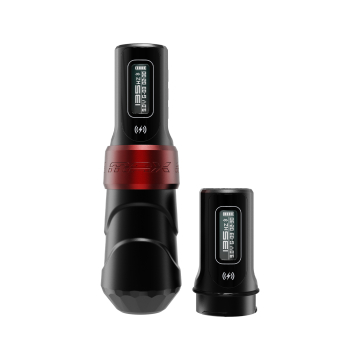 FK Irons Flux Max med 2x PowerBolt II - 4,0mm slaglængde - Yomico Rød/Sort
