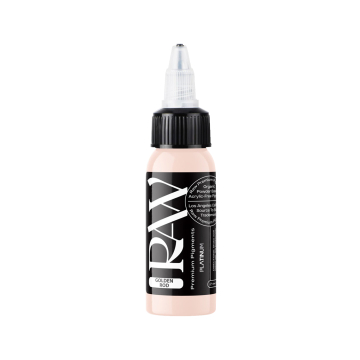 Raw Pigments Platinum - Golden Rod Tatoveringsblæk - 30ml