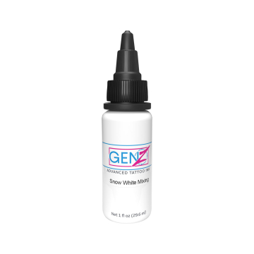 Intenze Ink Gen-Z 19 farve - Snow White Mixing 30 ml (1 oz)