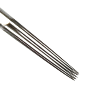 Æske med 50 Magic Moon 0,35 mm Rund Liner lange tatoveringsnåle