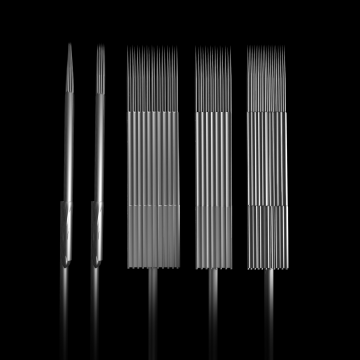 Blandet pakke med 50 stk. Killer Ink Bug Pin 0.25 mm sterile tatoveringsnåle i rustfrit stål