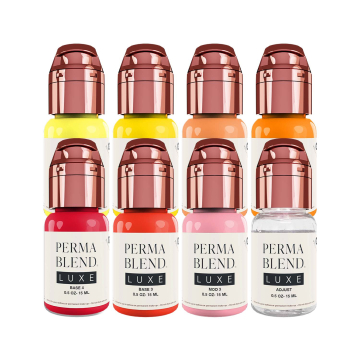 Perma Blend Luxe PMU blæk - Carla Ricciardone Embody Set - 8x 15 ml