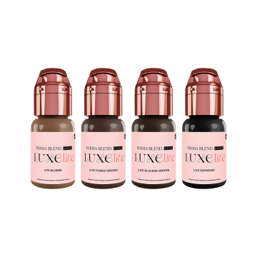 Perma Blend Luxe Lite PMU-blæk - Sæt med 4 x 15ml