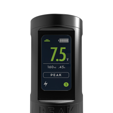 Batteri til Peak Solice Ergo-maskinen - Mat sort