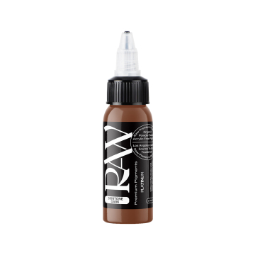 Raw Pigments Platinum - Skintone Dark Tatoveringsblæk - 30ml