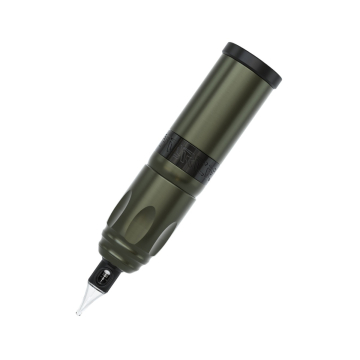 Stigma-Rotary® Force trådløs tatoveringsmaskine + Power Pack + RCA adapter - Army Green
