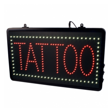 Tattoo Parlour LED-lysskilt. Kan hænge Tattoo Parlour LED-lysskilt. Kan hænge