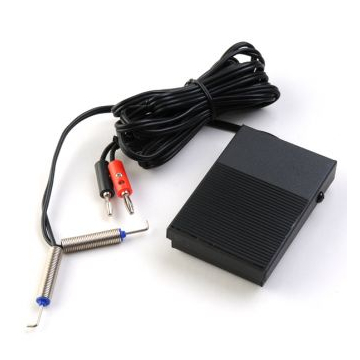 Fodpedal / Clip Cord Banana Plug kombination