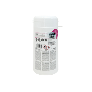 Unigloves Desinficerende Wipes Plus - 100-pakke beholder