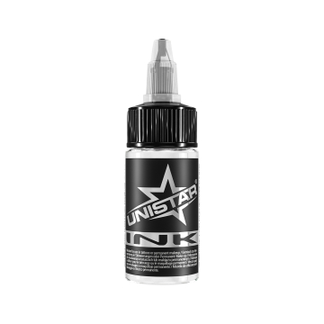 UNISTAR Colours™ blæk - Top Basic hvid 30ml (1oz)