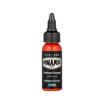Platinum by Dynamic Tatoveringsblæk - Sedona Orange 30 ml