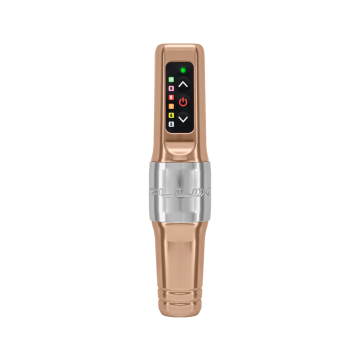 Microbeau Flux Mini tatoveringsmaskine - guld champagne