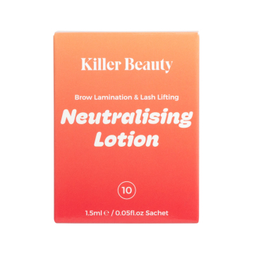 Killer Beauty brynlaminering og vippeløft -  Trin 2 neutraliserende crème