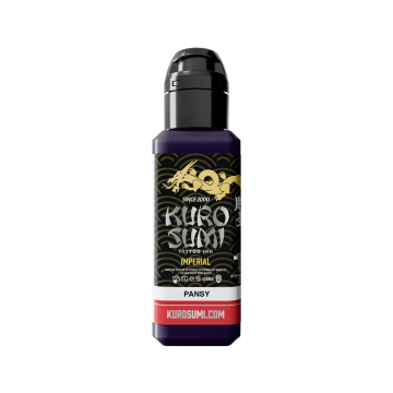 Kuro Sumi Imperial tatoveringsblæk - Stedmoderblomst