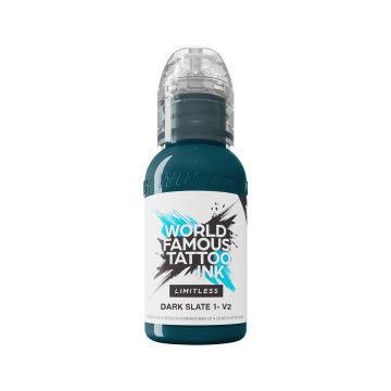 World Famous Limitless tatoveringsblæk - Mørk skifer 1 v2 30 ml