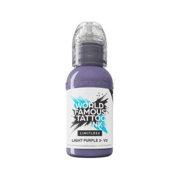 World Famous Limitless tatoveringsblæk - Lys lilla 2 v2 30 ml