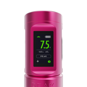 Batteri til Peak Solice Pro V2 Trådløs penmaskine - Mat lyserød