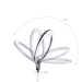 Daylight Aura Ring Lamp (EU kabler)