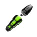 FK Irons Spektra Xion rotary maskine i sort/grøn
