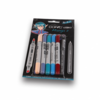 Copic CIAO tuscher - Manga 2 - Pakke med 5+1