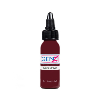 Intenze Ink Gen-Z 19 farve - Dark Brown 30 ml (1 oz)