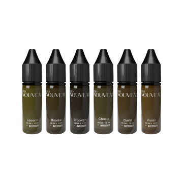 Pro Nouveau Pigments - Brows Collection Sæt 6x 15ml