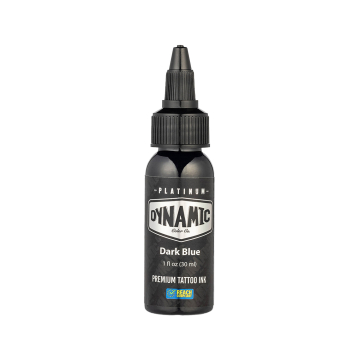 Platinum by Dynamic Tatoveringsblæk - Dark Blue 30 ml