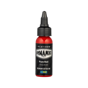 Platinum by Dynamic Tatoveringsblæk - Pure Red 30 ml