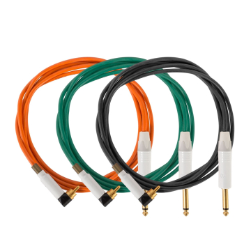 Evolution Cords 'Medusa Silicone Range' 2m Silicone højre vinklet RCA kabel