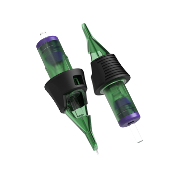 Æske med 50 Ghost HEX nålpatroner - Tight Liner Long Taper