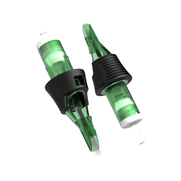 Æske med 50 Ghost HEX nålpatroner - Soft Edge Magnum Bugpin Long Taper