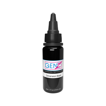 Intenze Ink Gen-Z Bob Tyrrell avancerede sorte og grå - Dimension Black 30 ml (1 oz)