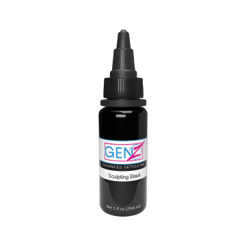 Intenze Ink Gen-Z Bob Tyrrell avancerede sorte og grå - Sculpting Black 30 ml (1 oz)