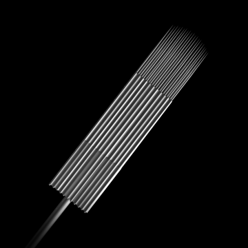 Pakke med 50 stk. Killer Ink Precision #10 0.30 mm sterile tatoveringsnåled i rustfrit stål med curved Magnums