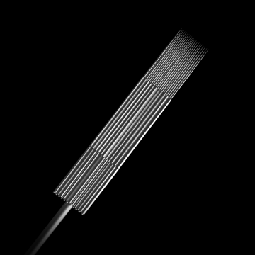 Pakke med 5 stk. Killer Ink Precision 0.35 mm sterile, flade tatoveringsnåle i rustfrit stål