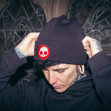 Killer Ink fra Hobo Jack - Broderet hue - sort