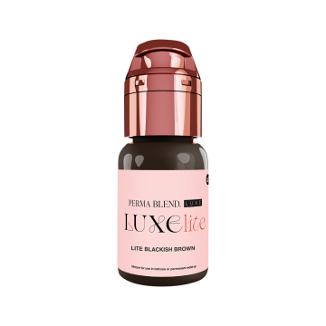 Perma Blend Luxe Lite PMU-blæk - Lite Blackish Brown 15ml