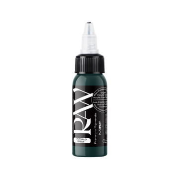 Raw Pigments Platinum - Phthalo Green Tatoveringsblæk - 30ml