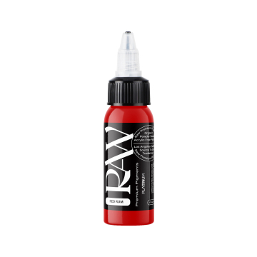Raw Pigments Platinum - Red Rum Tatoveringsblæk - 30ml