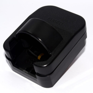 Schuko - EU til UK 13A 3-pin stikadapter