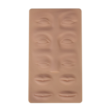 Øvehud - øjne og læbekonturer