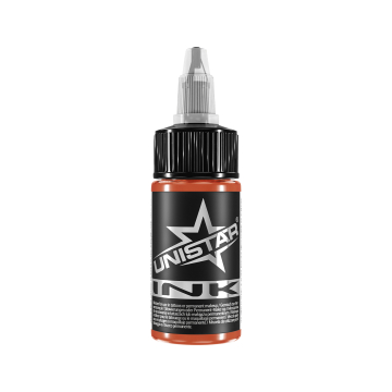 UNISTAR Colours™ blæk - Rød orange 30ml (1oz)