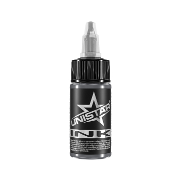 UNISTAR Colours™ blæk - Solid grå #4 30ml (1oz)