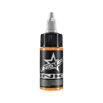 UNISTAR Colours™ blæk - Top Basic lys orange 30ml (1oz)