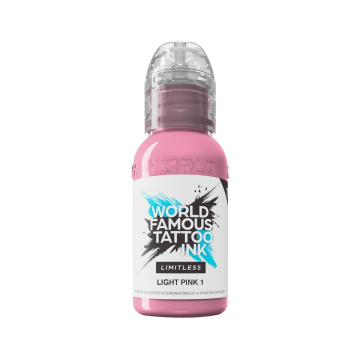 World Famous Limitless tatoveringsblæk - Light Pink 1 30 ml