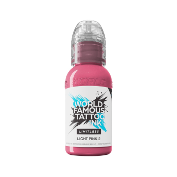 World Famous Limitless tatoveringsblæk - Light Pink 2 30 ml