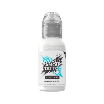 World Famous Limitless tatoveringsblæk - Mixing White 30 ml